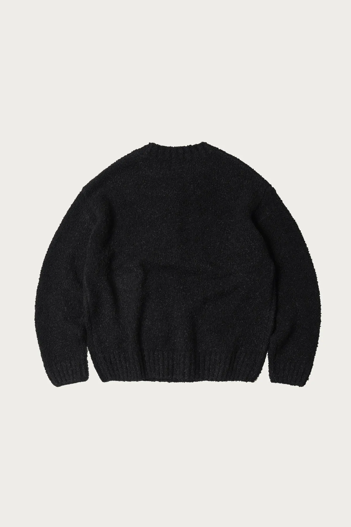 Alpaca Boucle Knit - Black