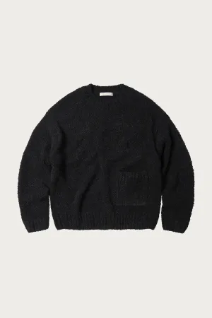 Alpaca Boucle Knit - Black