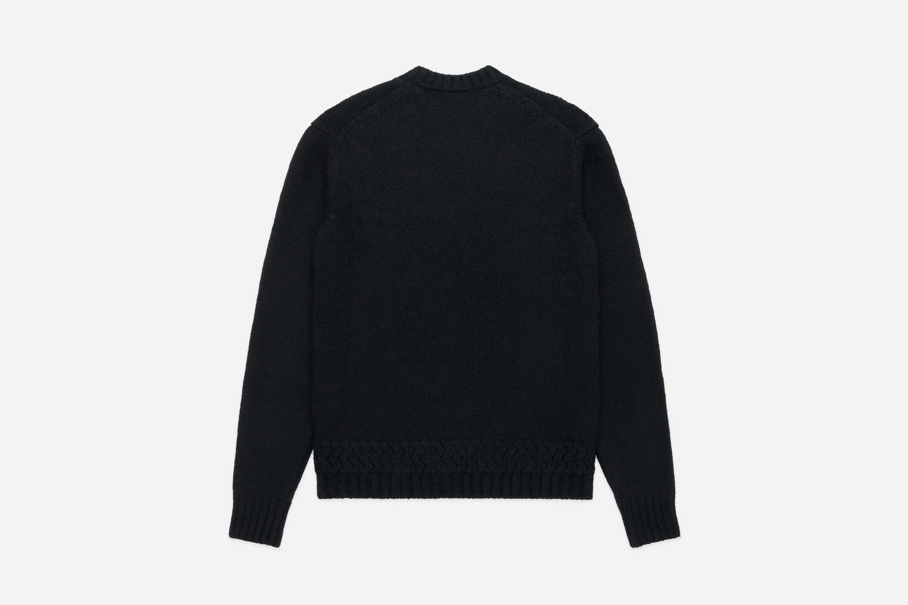 Alpaca Crewneck ~ Black