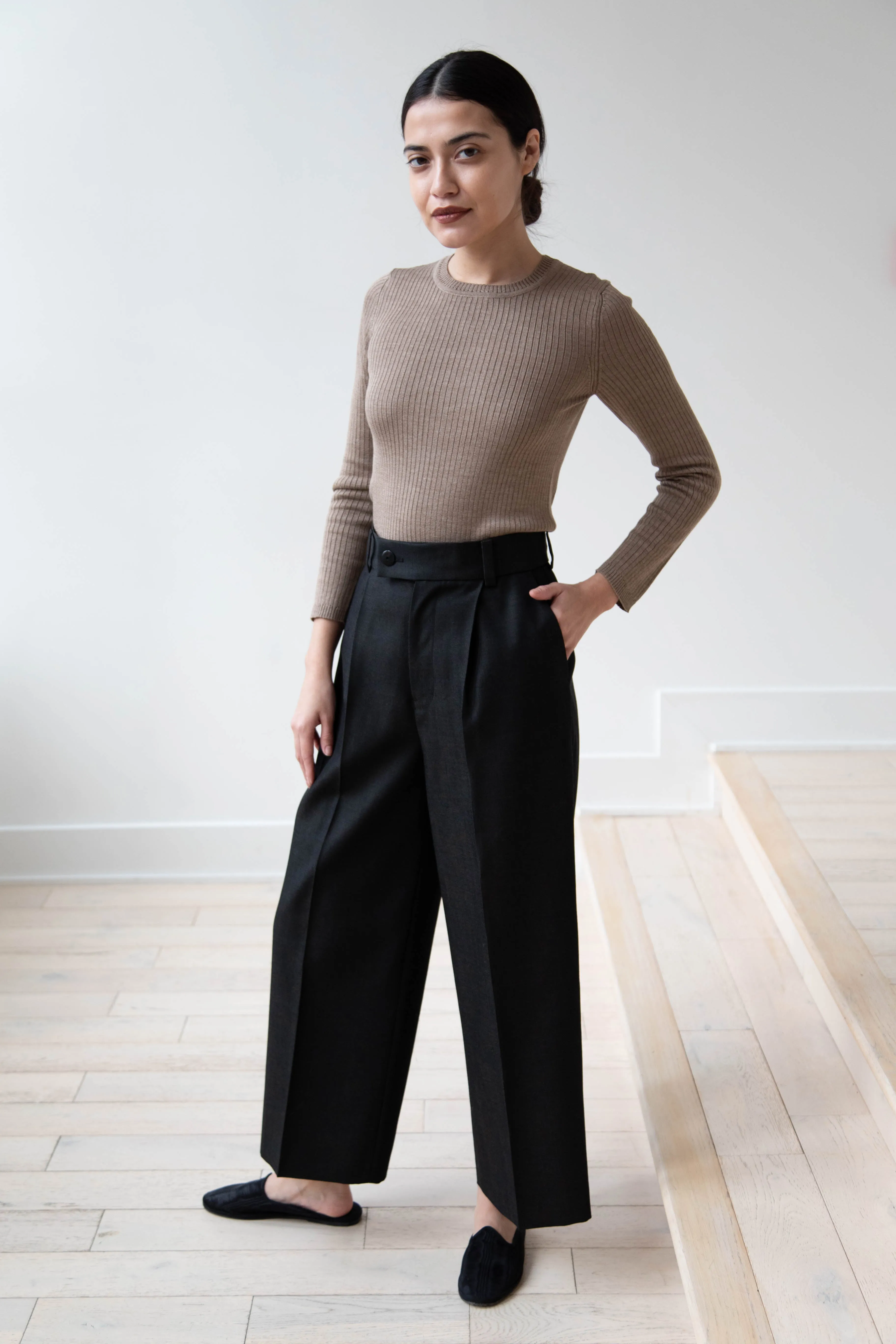 Arts & Science Simple Wide Leg Pants