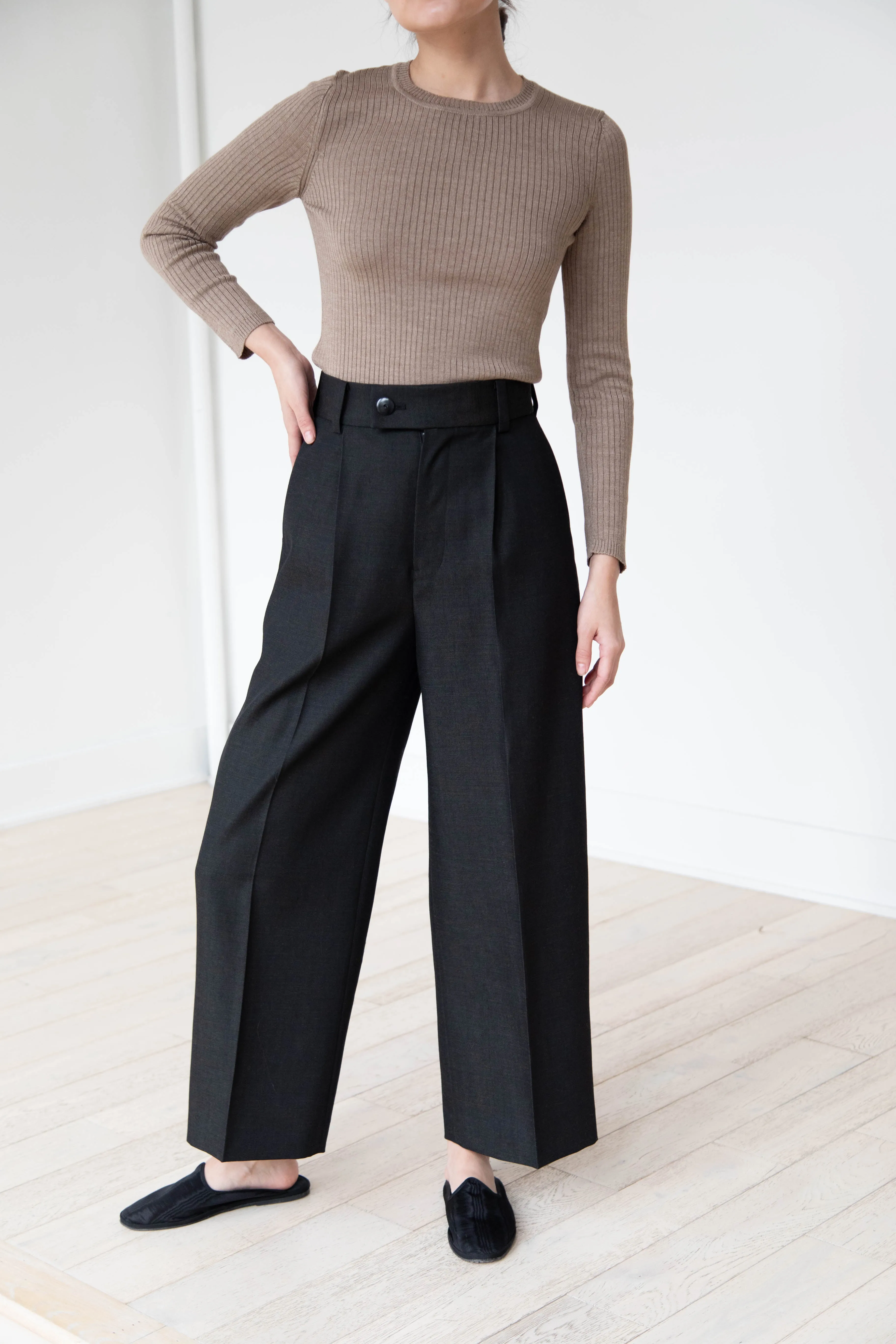 Arts & Science Simple Wide Leg Pants