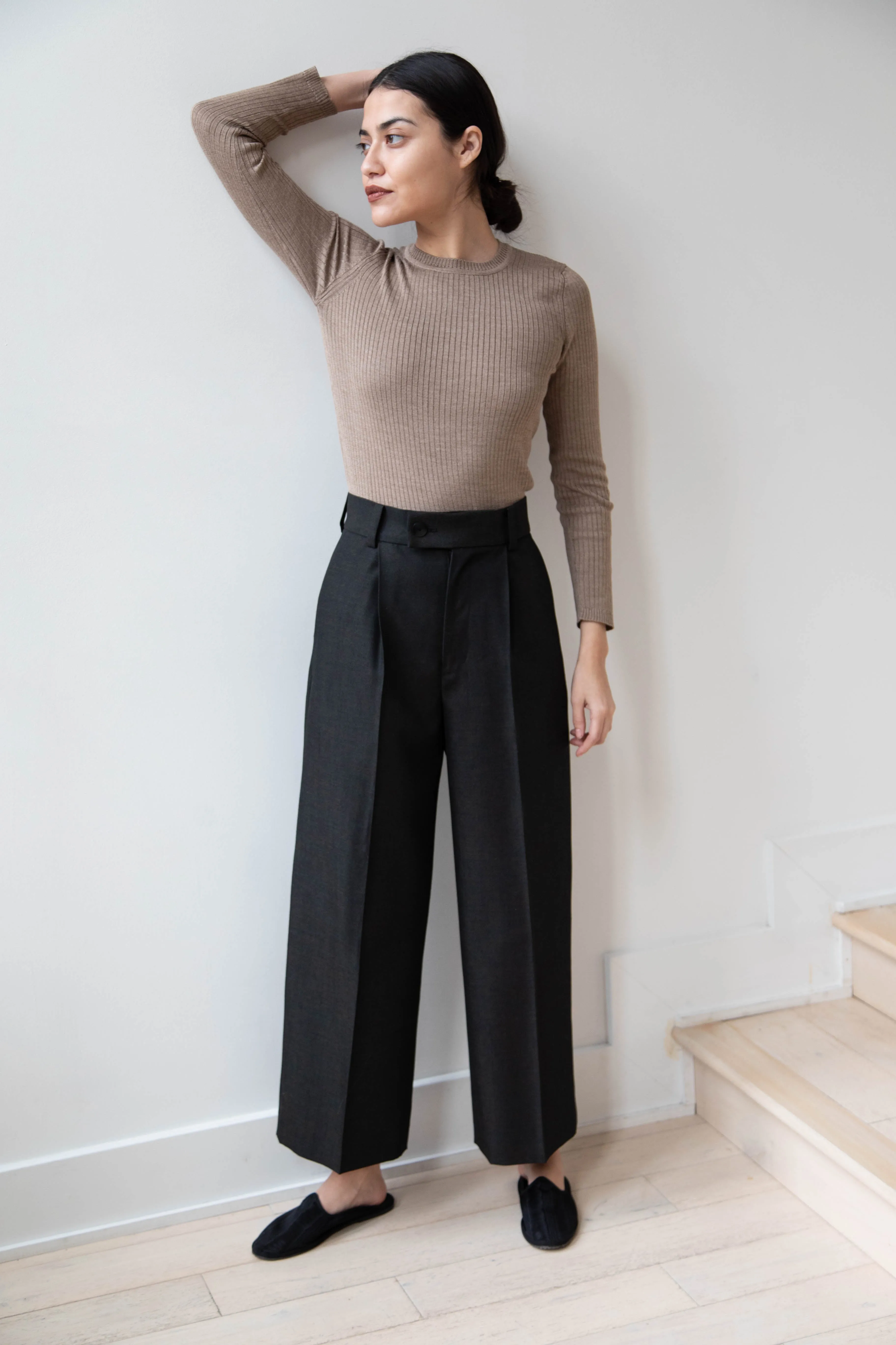 Arts & Science Simple Wide Leg Pants