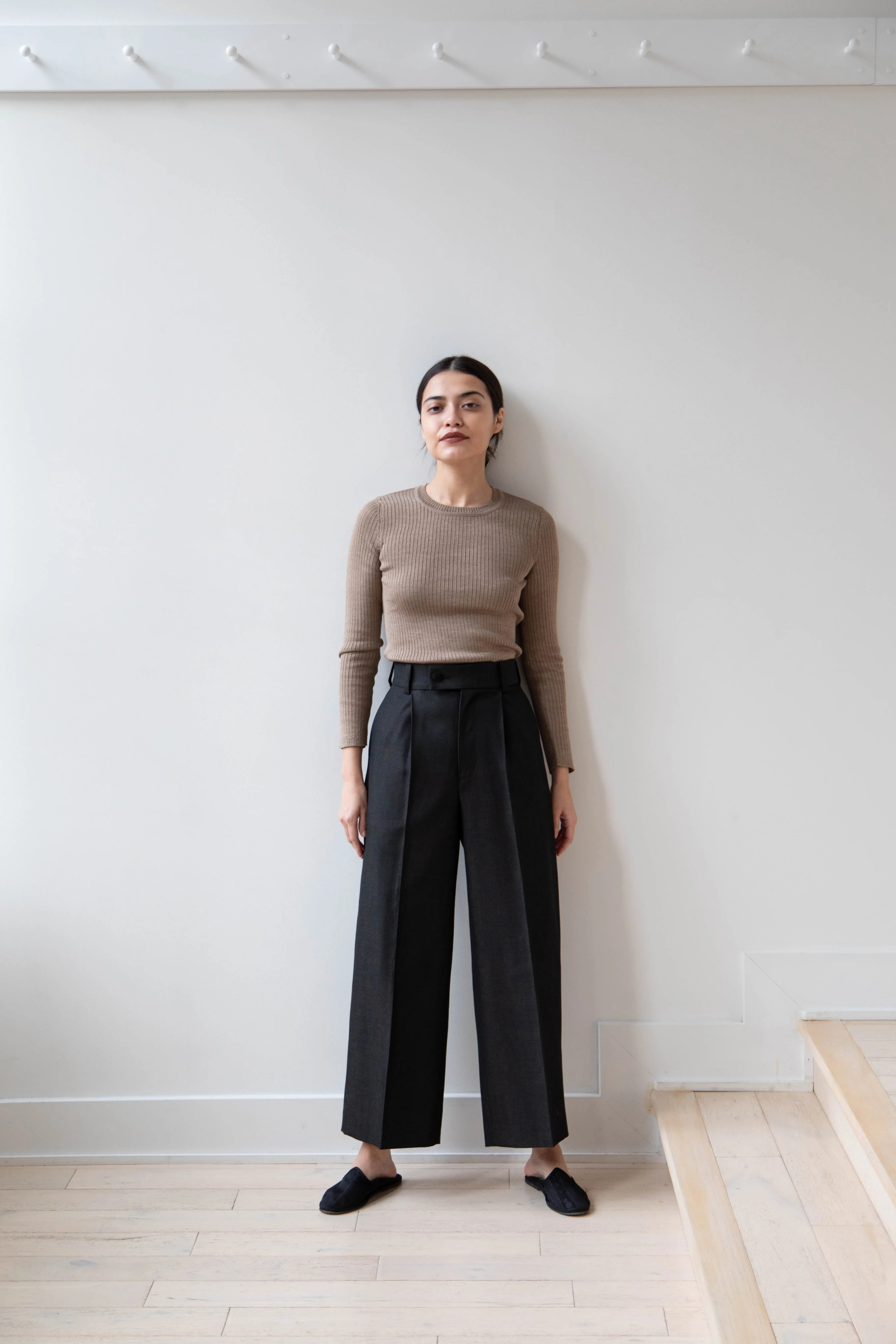 Arts & Science Simple Wide Leg Pants