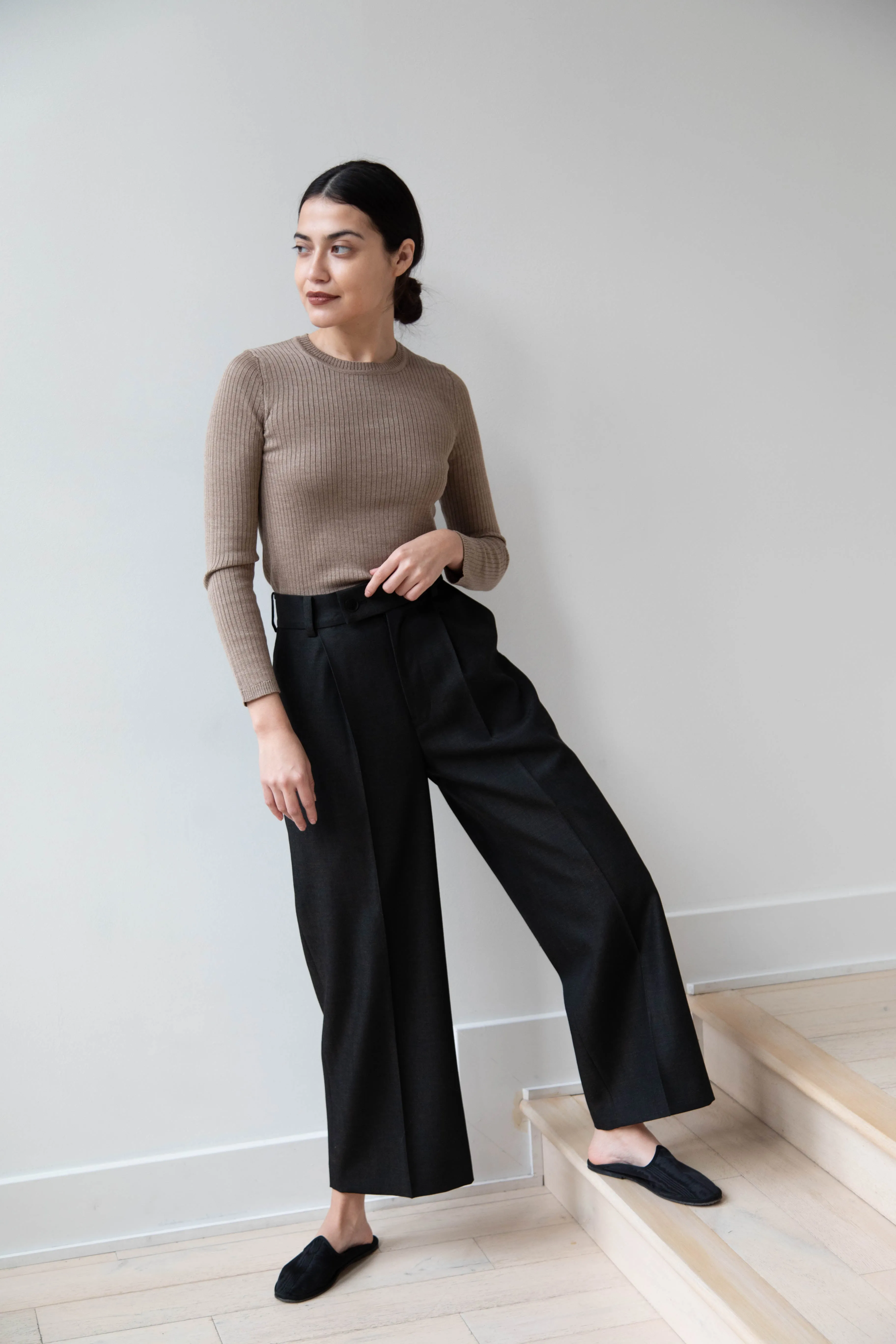 Arts & Science Simple Wide Leg Pants