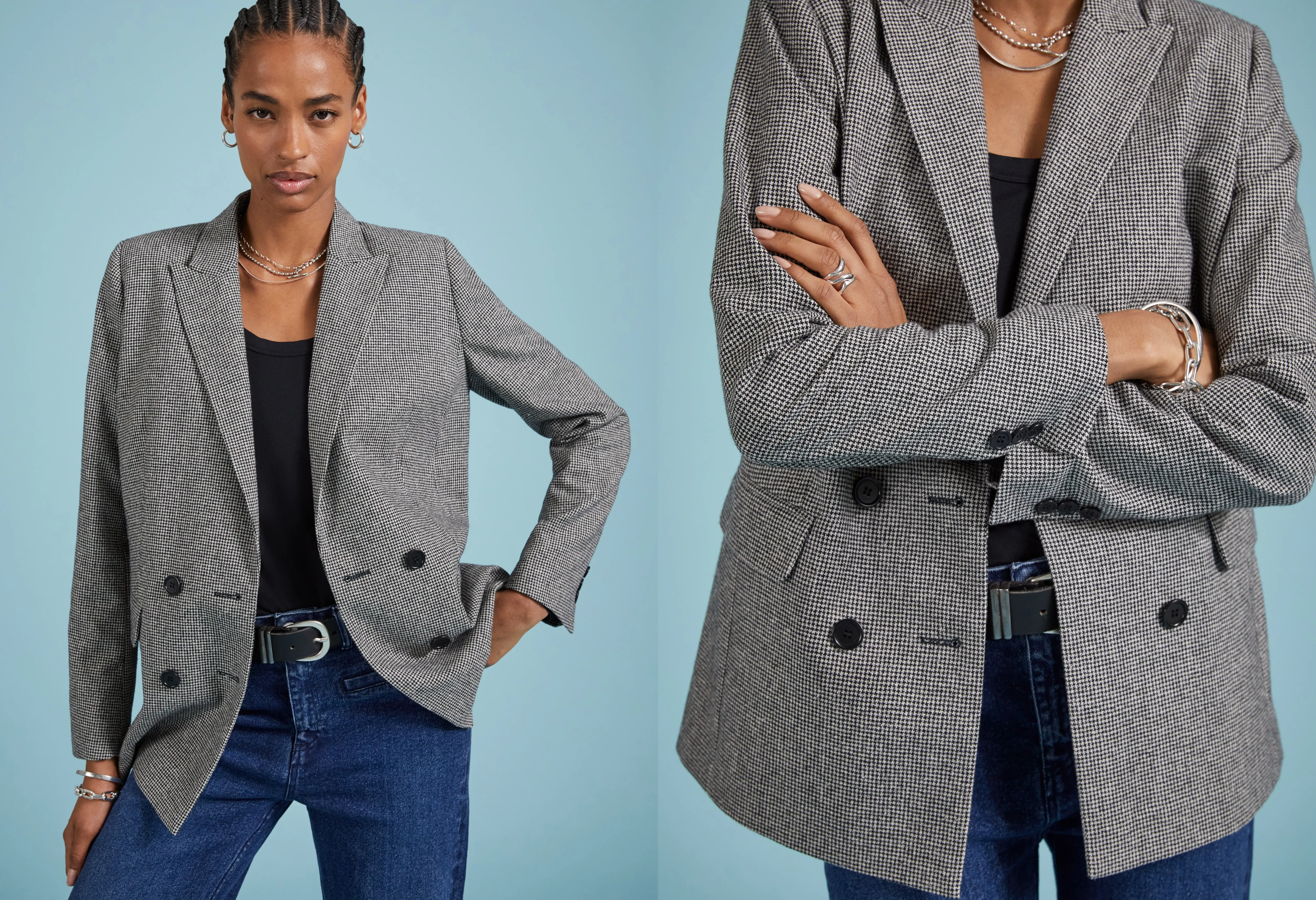 Beatrix Recycled Wool Blend Blazer