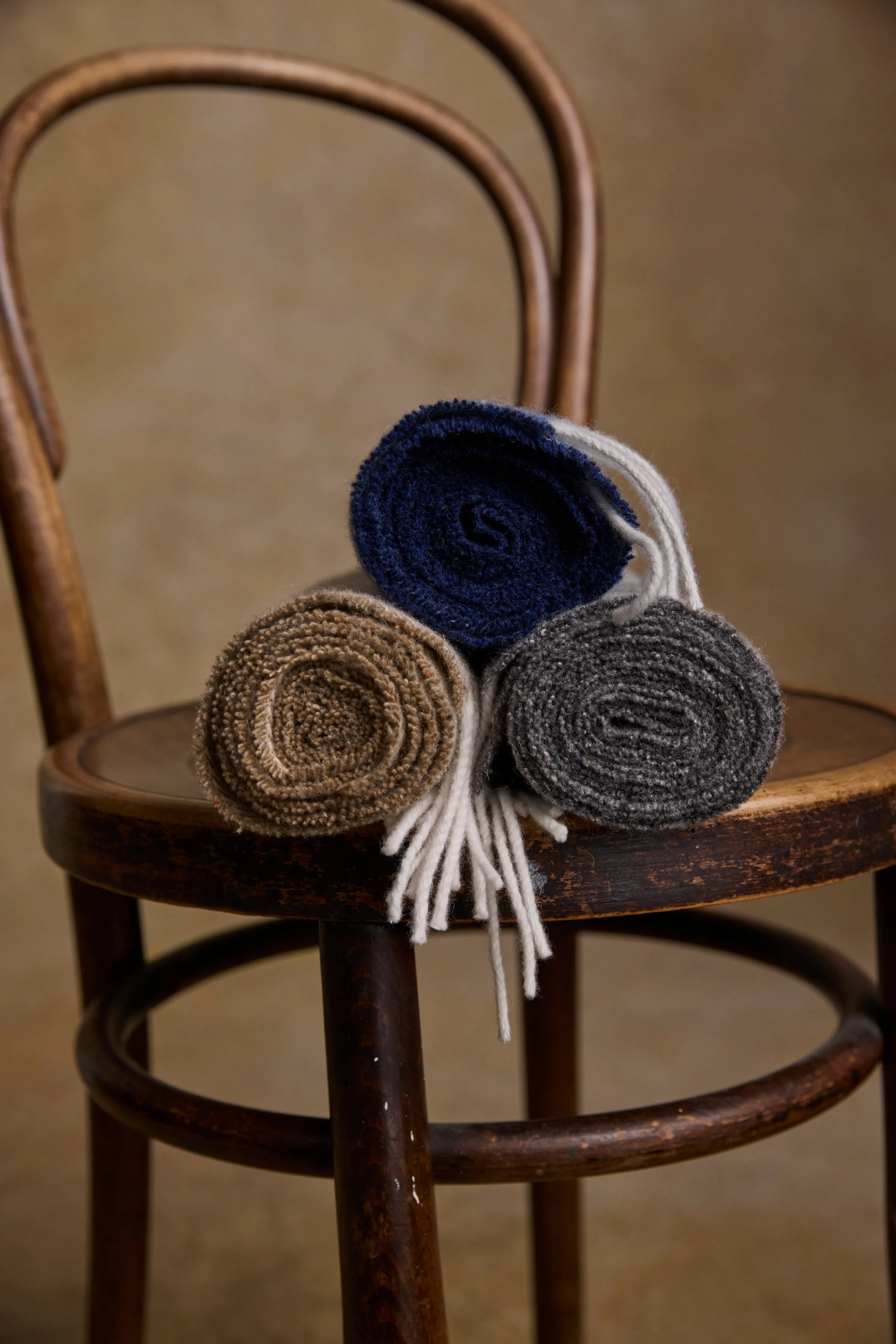 Bonnie Wool Scarf - Soft Grey