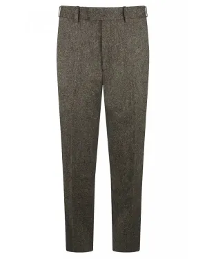 Donegal Tweed Suit Trouser - Brown