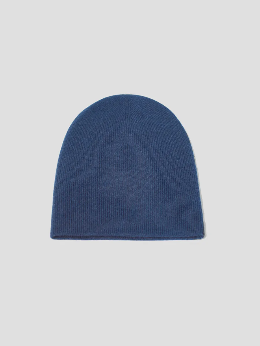 DOUBLE CASHMERE BEANIE