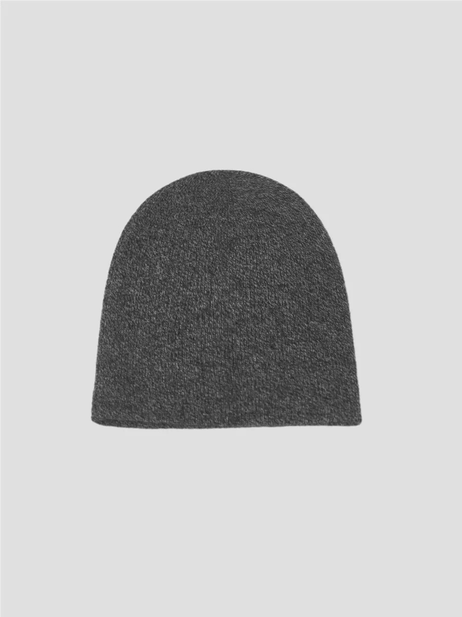 DOUBLE CASHMERE BEANIE