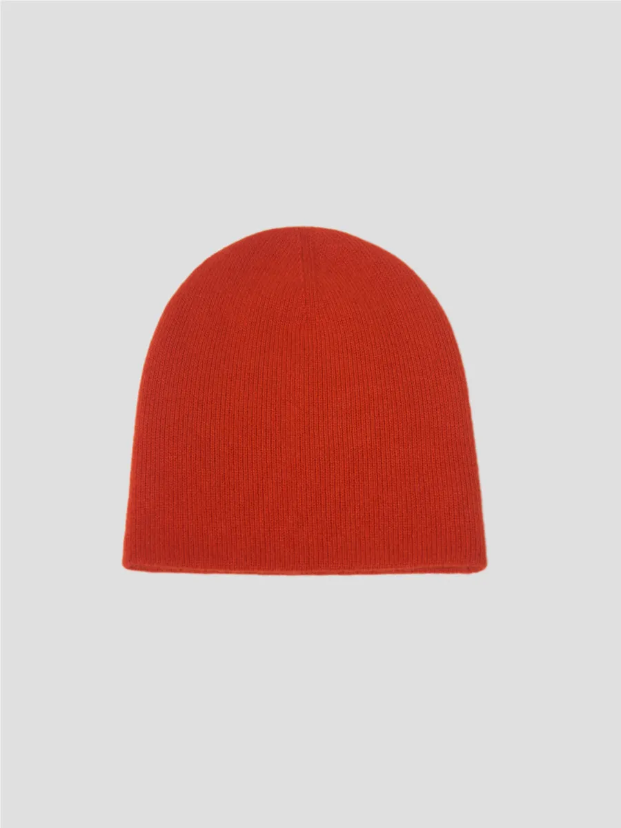 DOUBLE CASHMERE BEANIE