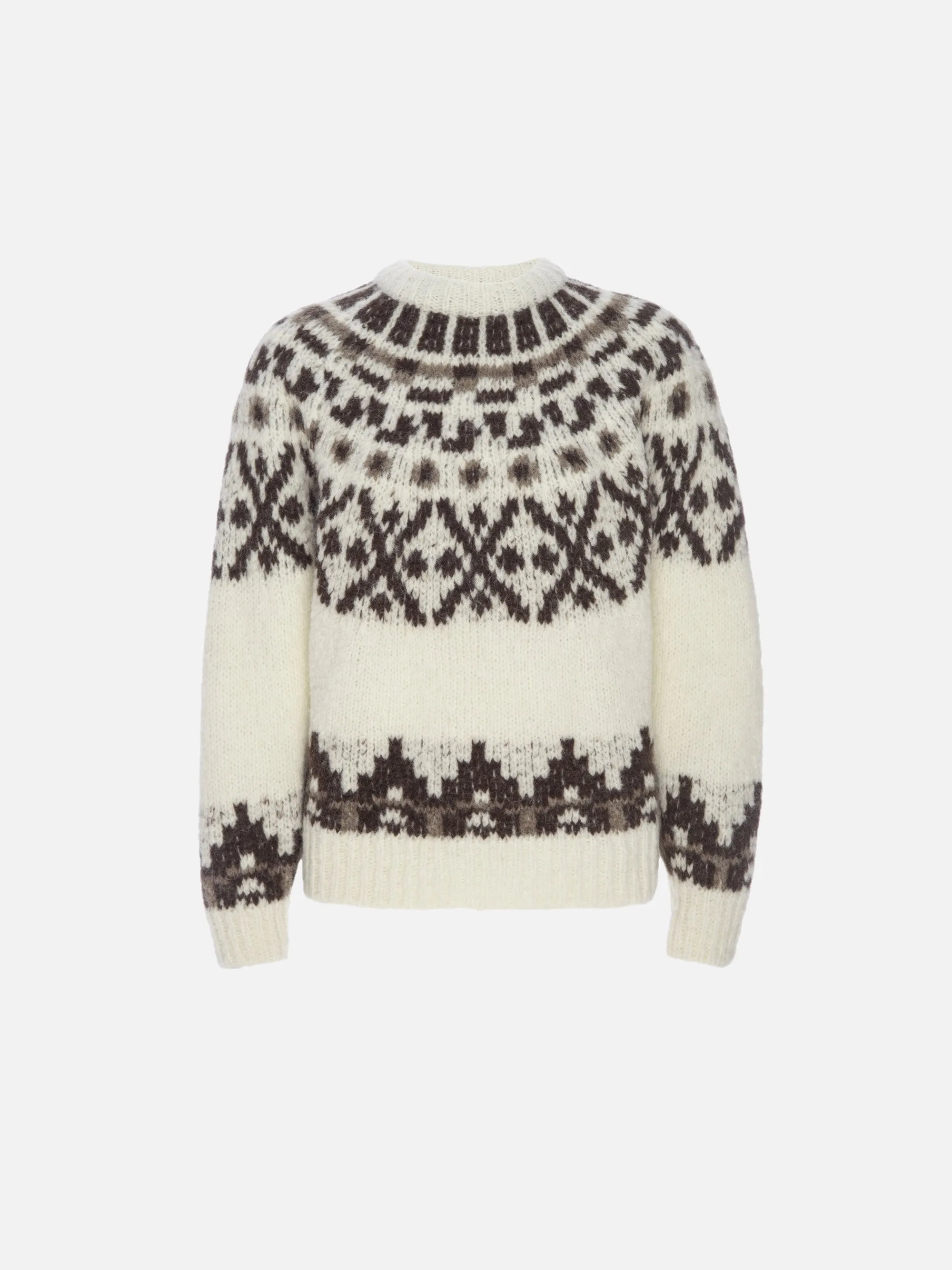 Fair Isle Sweater -- Cream Multi