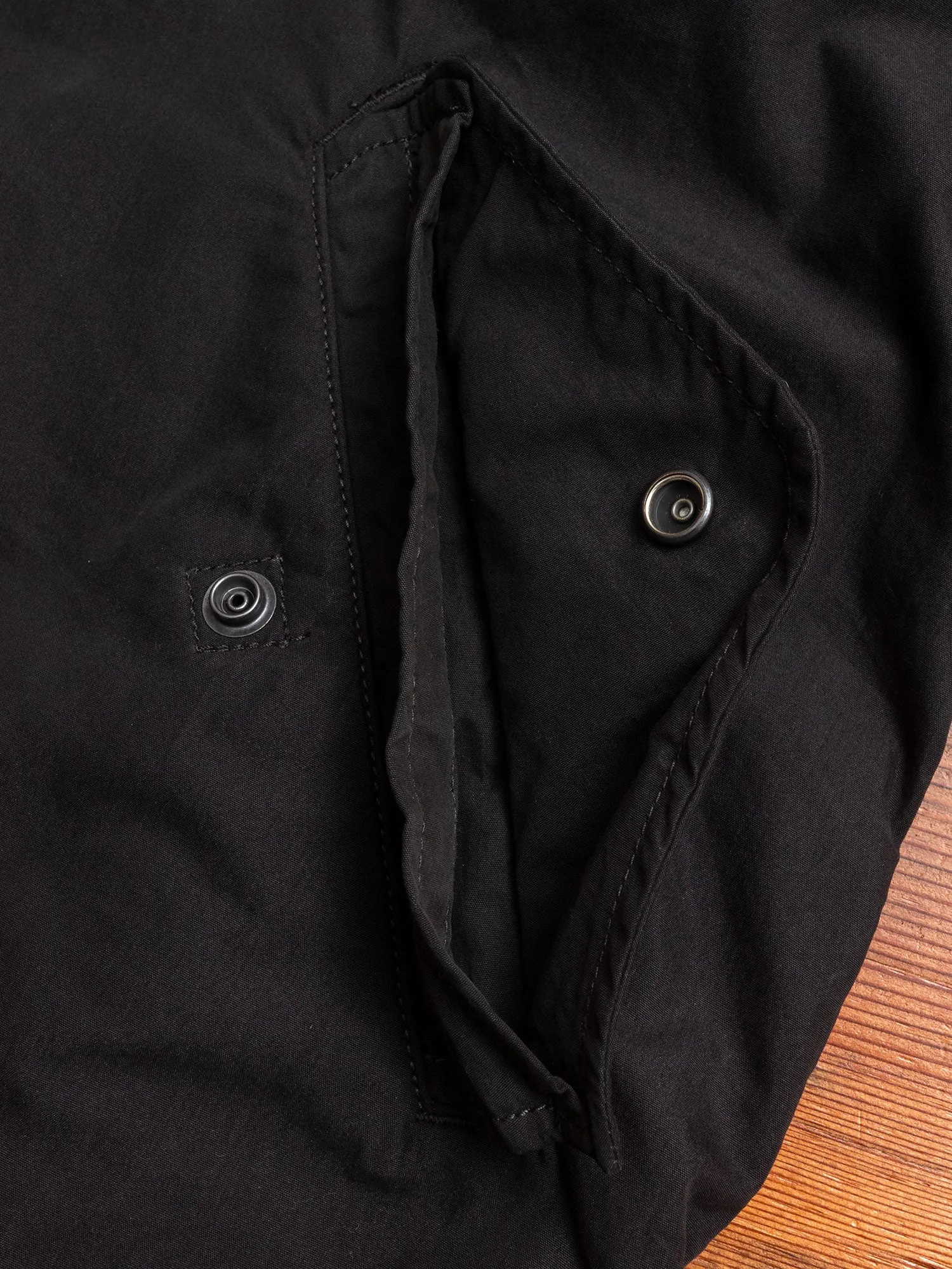 Fishtail Parka in Black