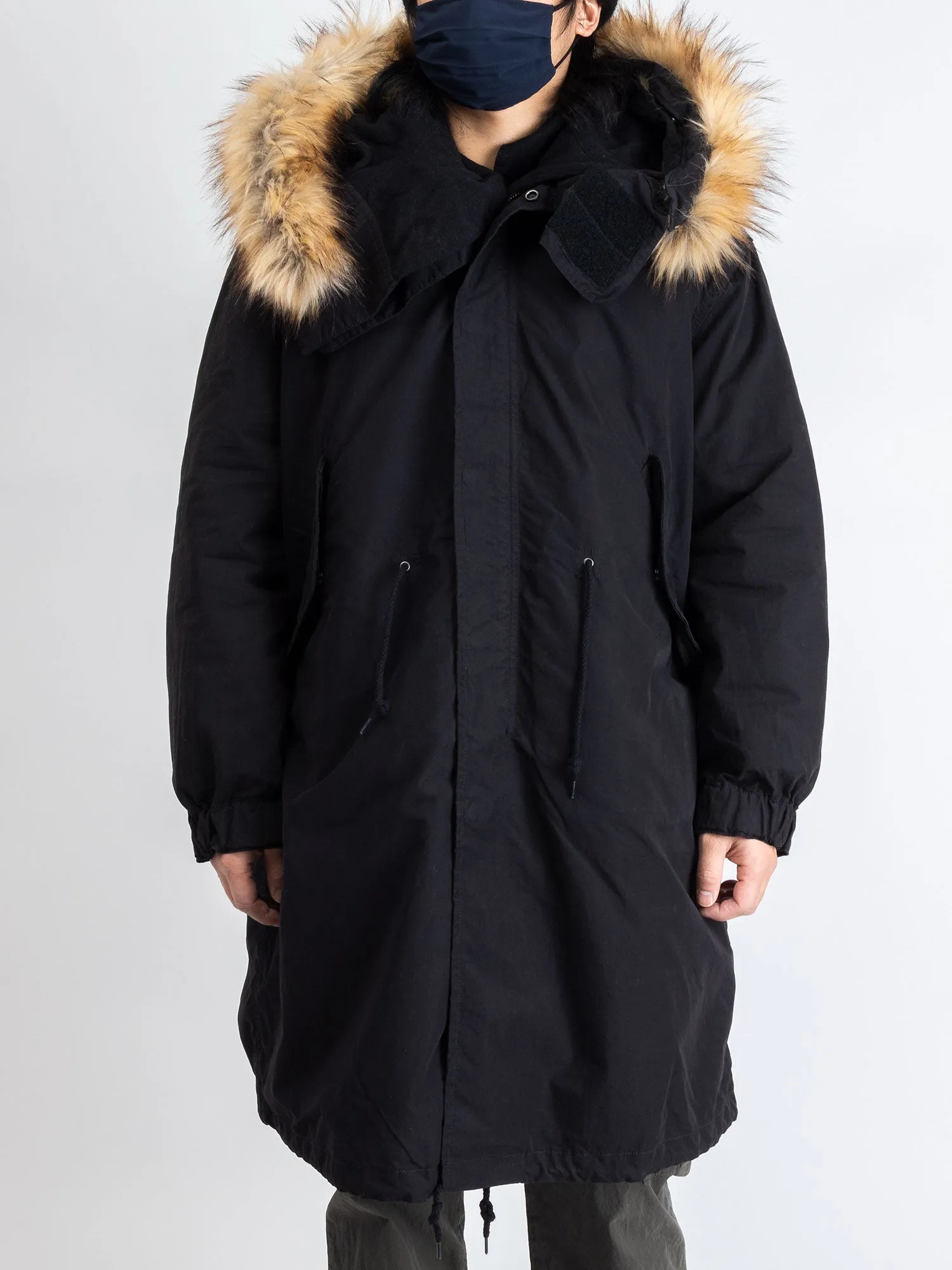 Fishtail Parka in Black