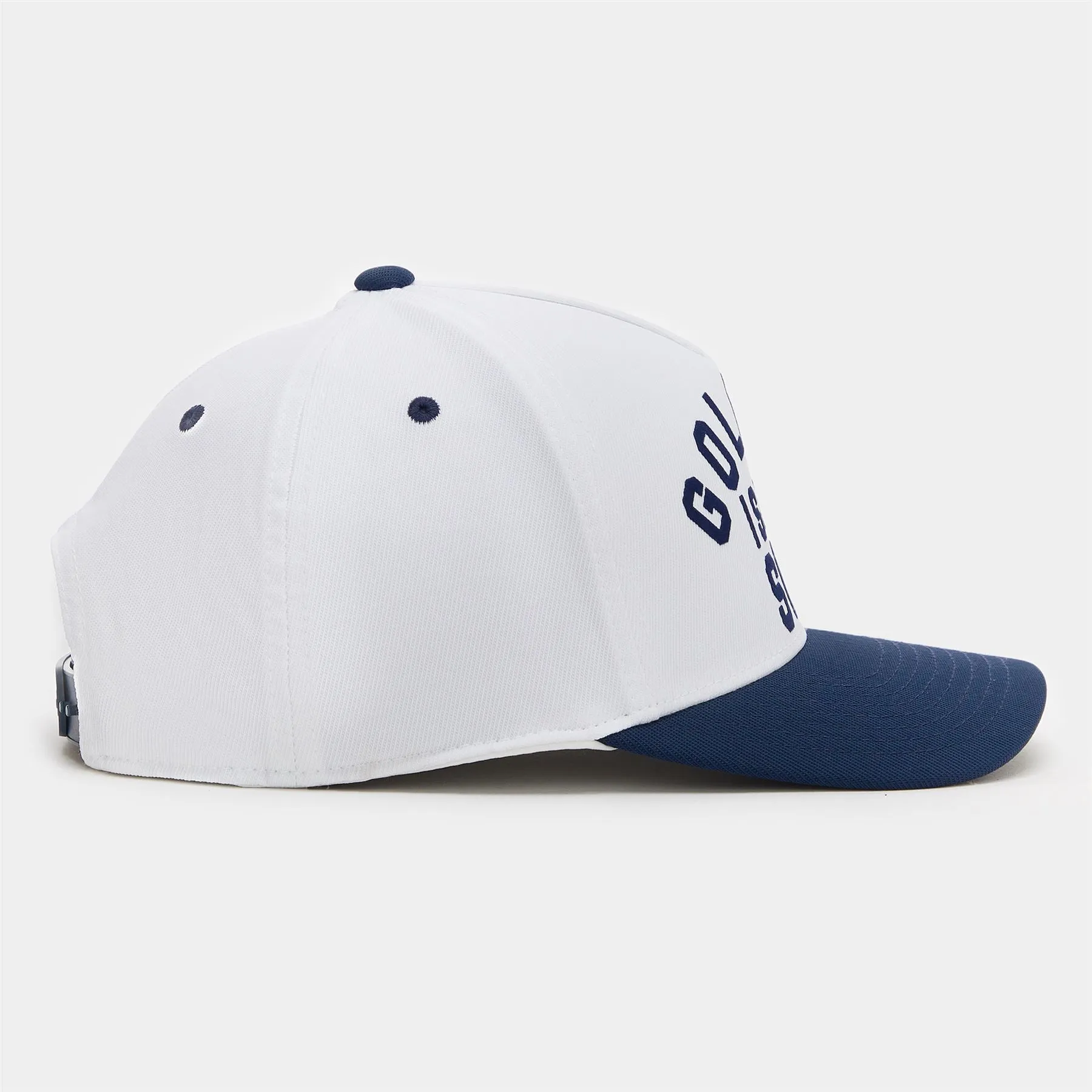 Golfing Is The Sh*t Stretch Twill Snapback Hat Snow - AW23