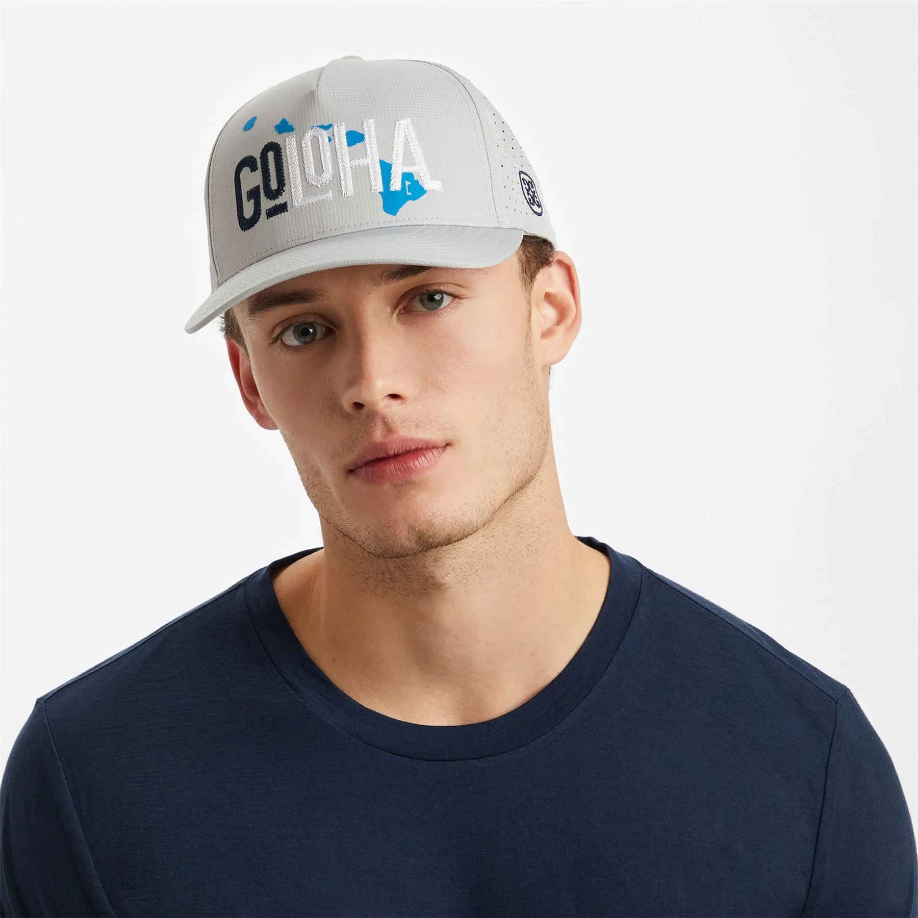 Goloha Stretch Perforated Snapback Hat Nimbus - AW23