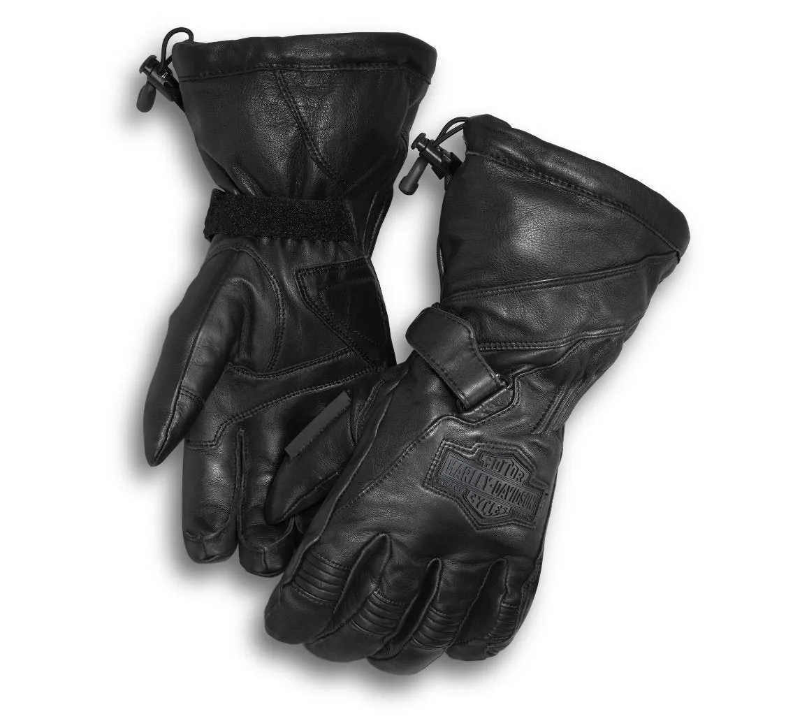 Harley-Davidson® Men’s Circuit Waterproof Gauntlet Gloves - 98276-14VM