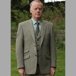 Harris Tweed Beige Herringbone Jacket*