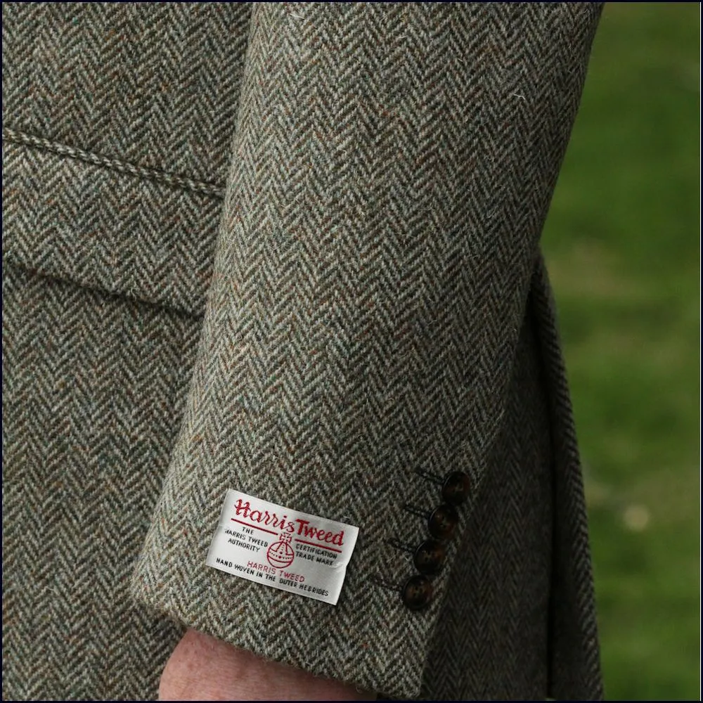 Harris Tweed Beige Herringbone Jacket*