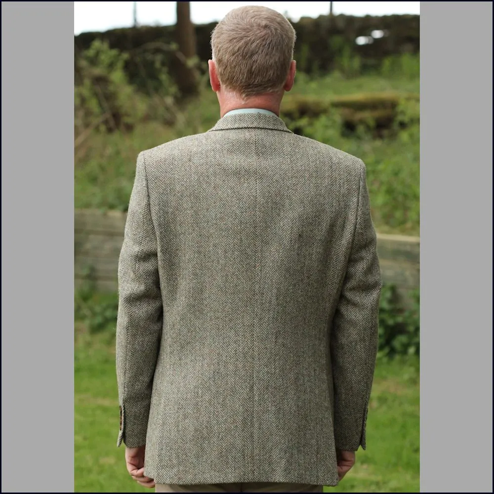 Harris Tweed Beige Herringbone Jacket*