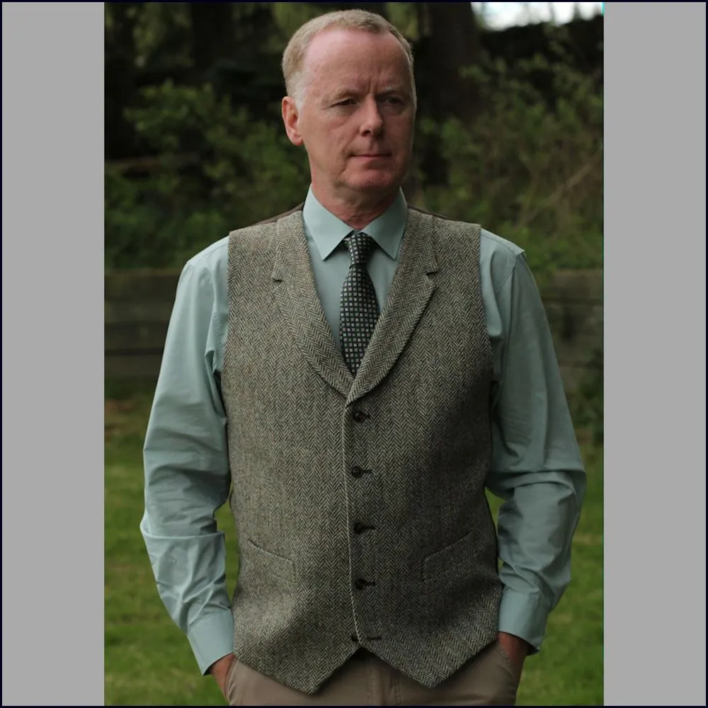 Harris Tweed Beige Herringbone Jacket*