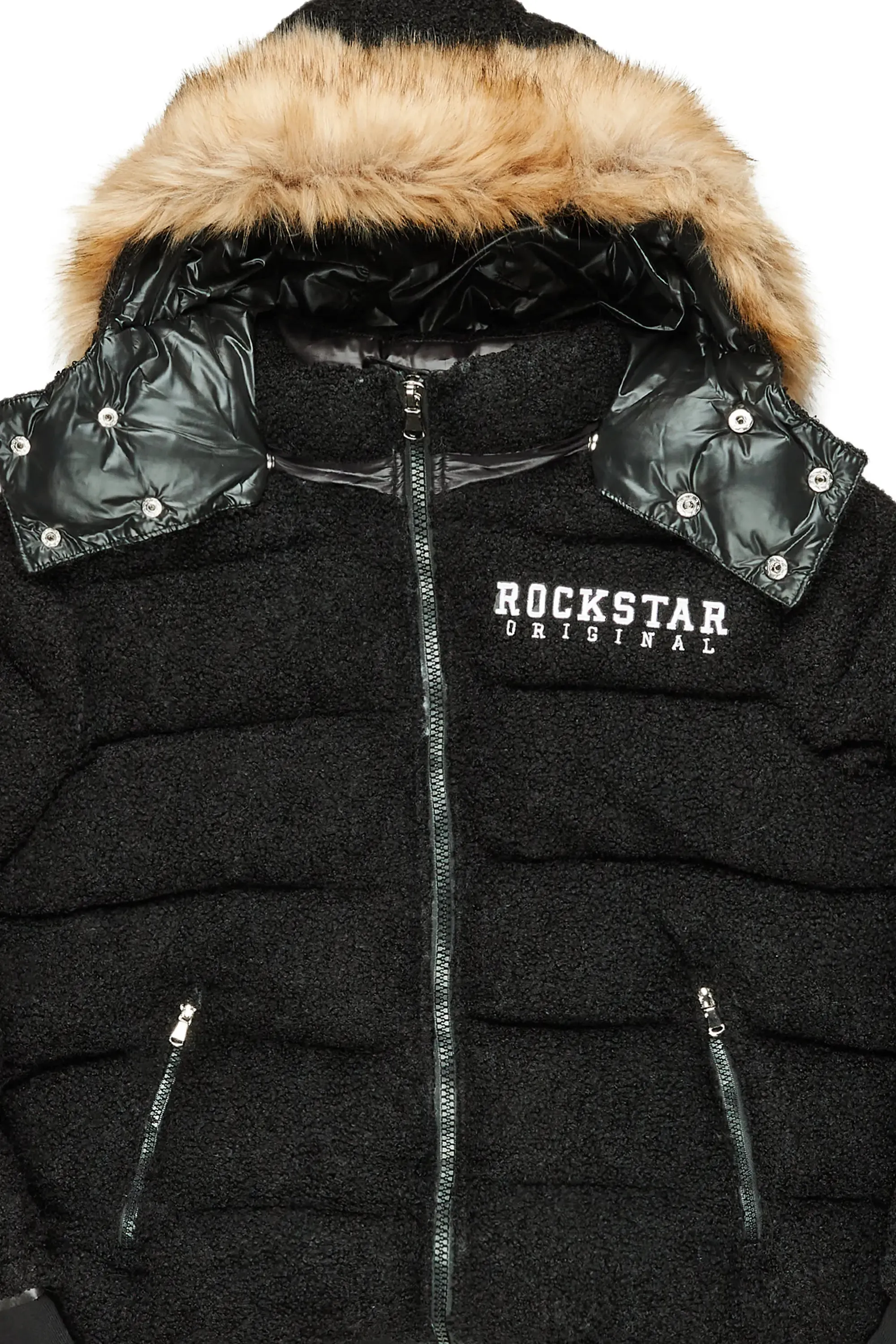 Kesia Black Puffer Jacket