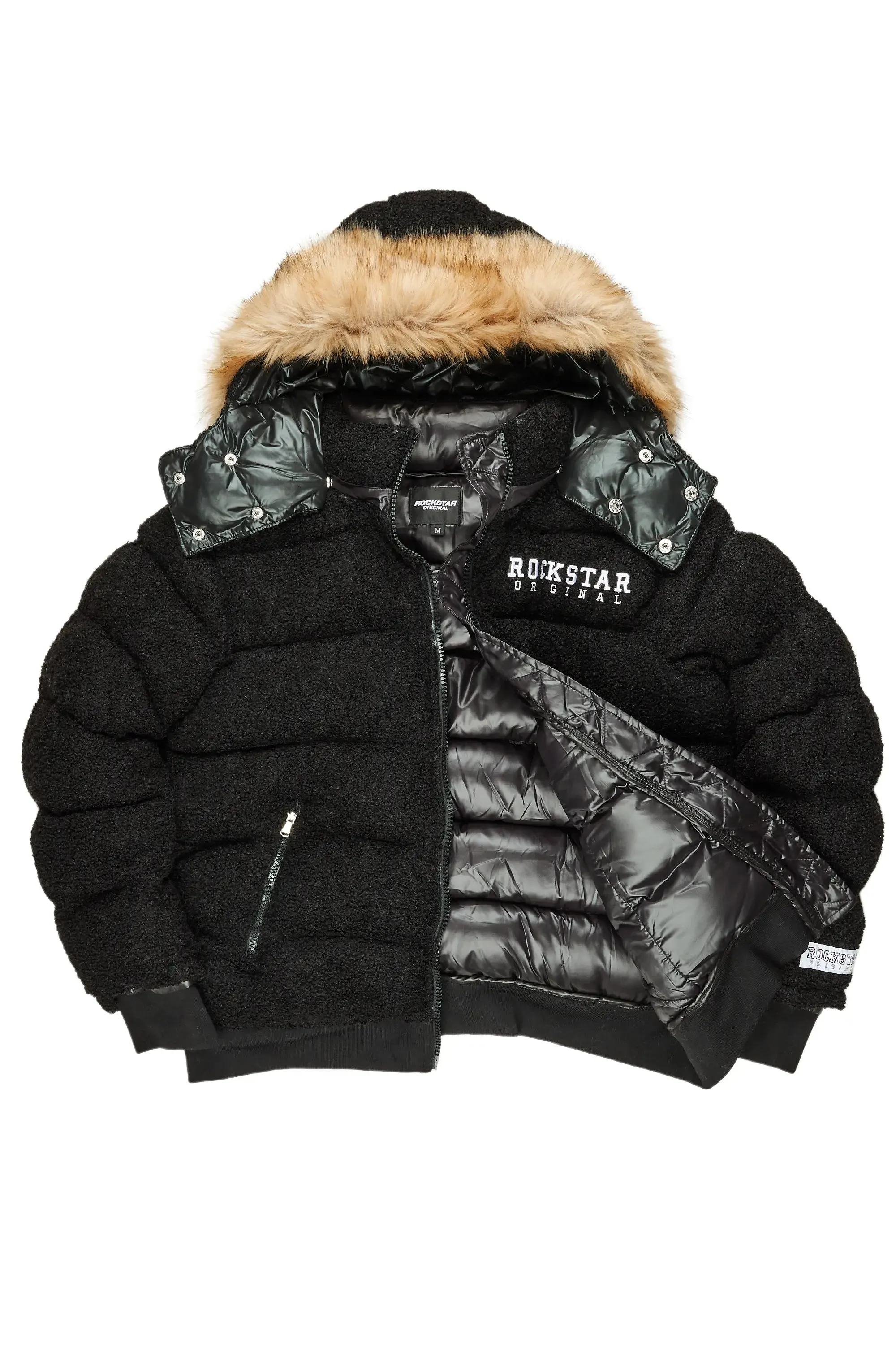 Kesia Black Puffer Jacket