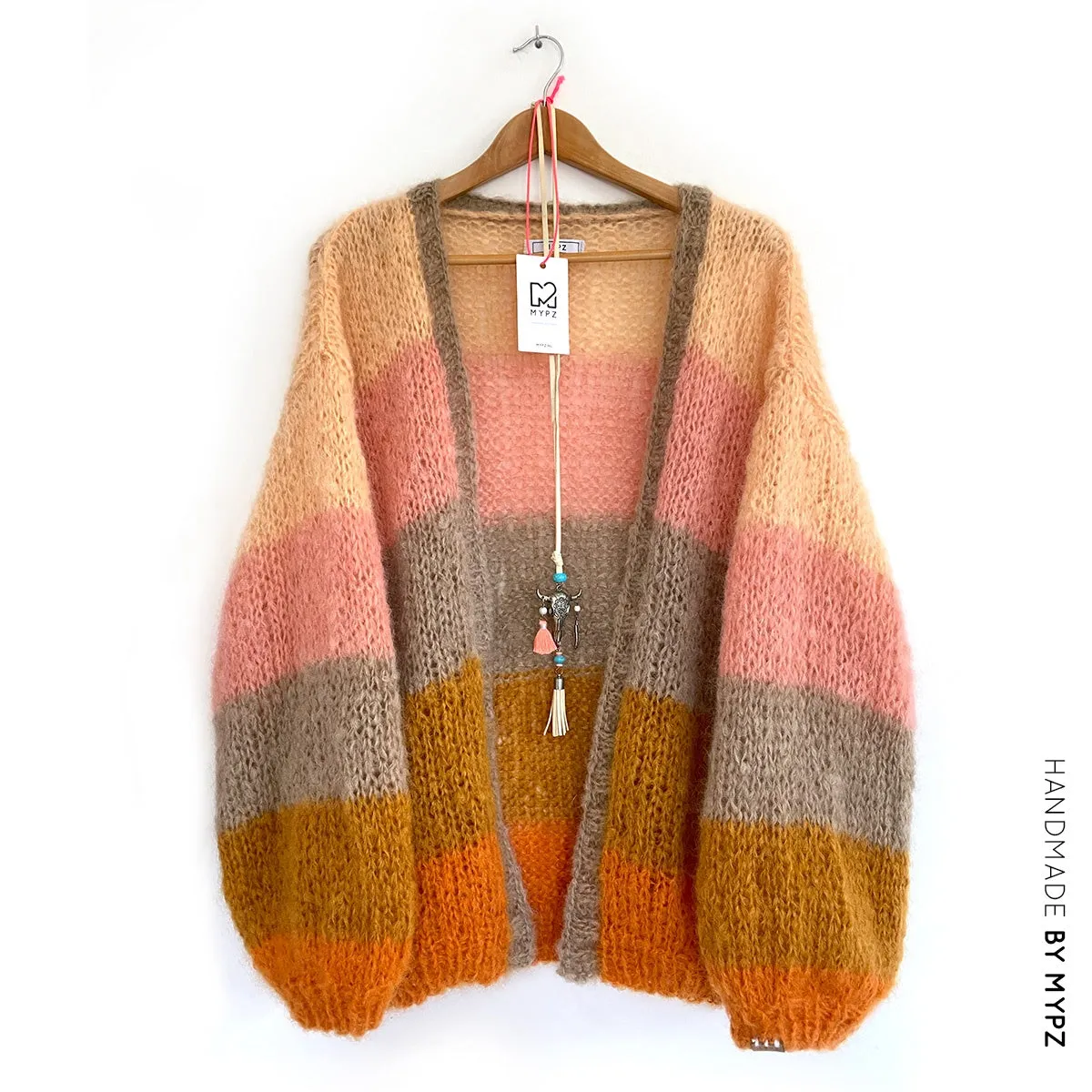 Knit Pattern – MYPZ Basic Light Mohair Cardigan Orange No10 (ENG-NL)