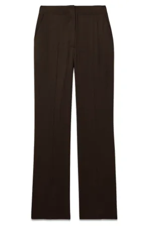 Lena Atelier Double-breasted Virgin Wool-blend Suit Trousers