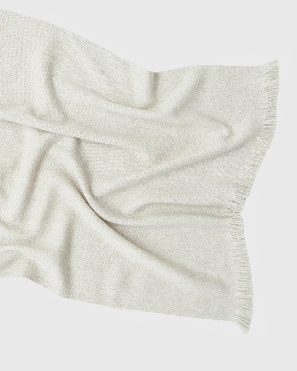 Nomad Classic Scarf (Natural Yak White Base)