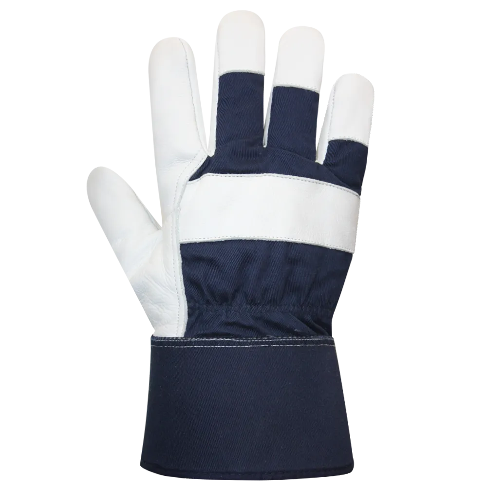 Pile Lined Cowhide/Cotton Gloves - 3089