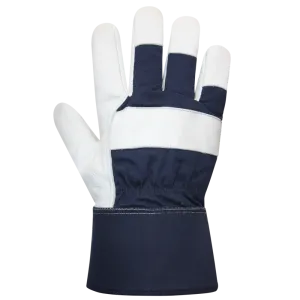 Pile Lined Cowhide/Cotton Gloves - 3089