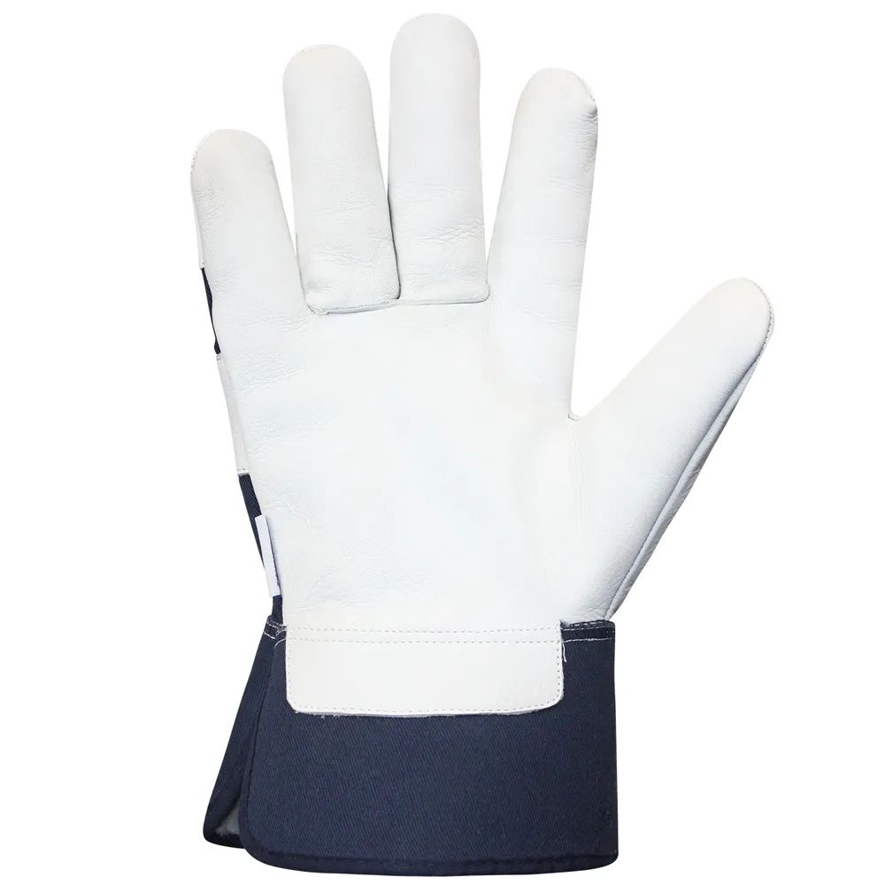 Pile Lined Cowhide/Cotton Gloves - 3089