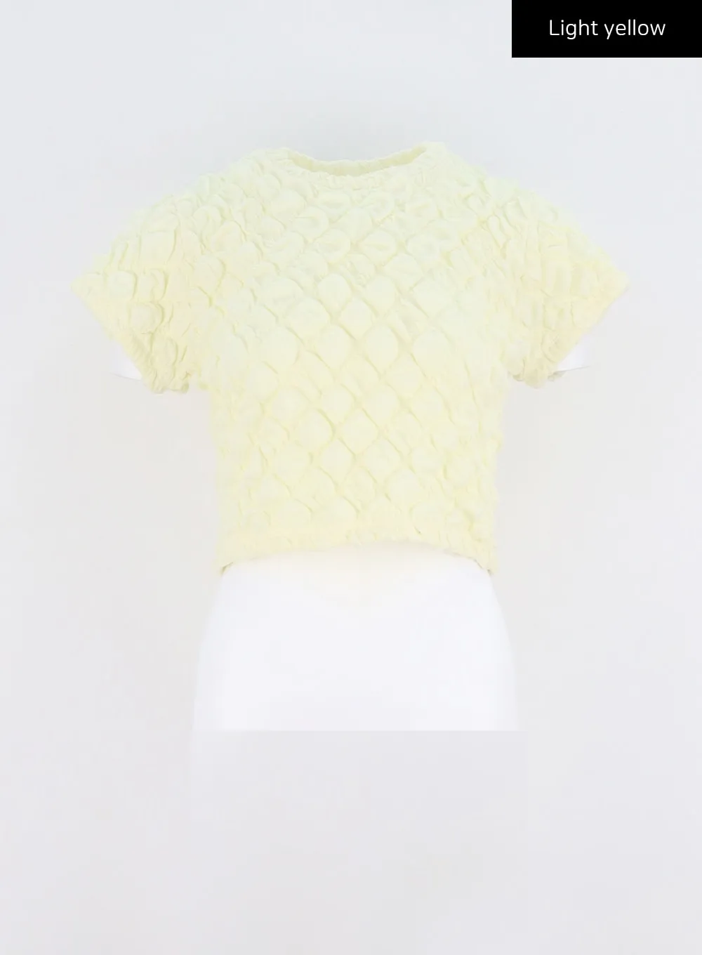 Quilted Cropped Tee CA328