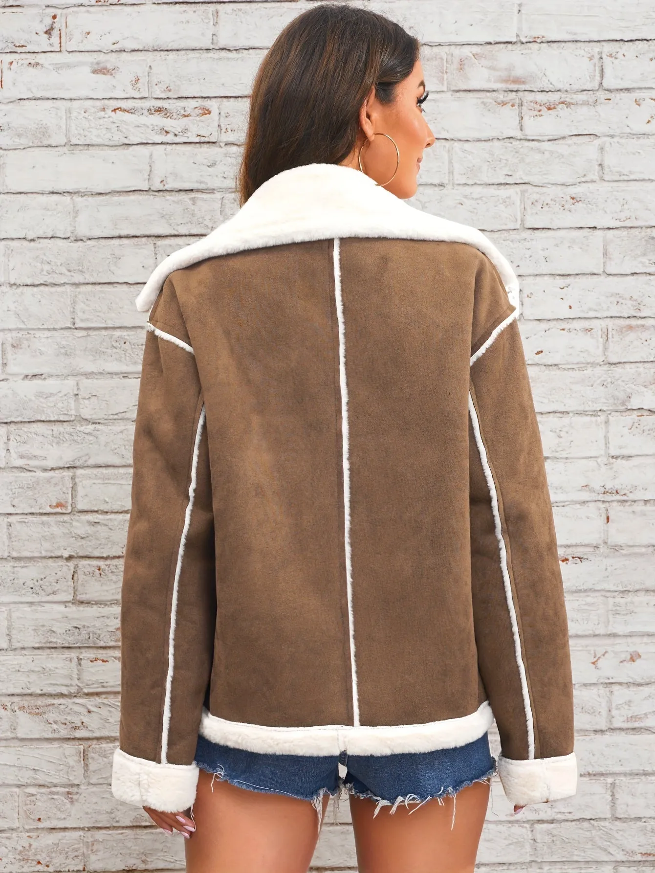 Sasha - Elegant Faux Fur-Lined Winter Jacket