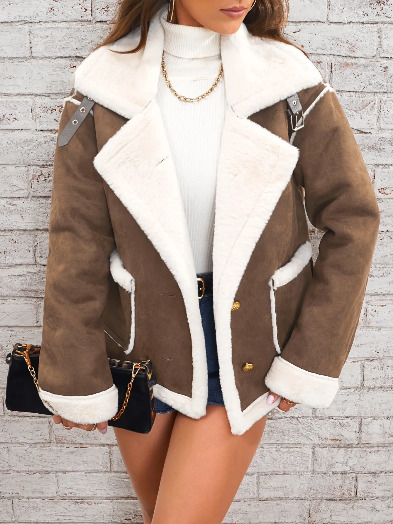 Sasha - Elegant Faux Fur-Lined Winter Jacket