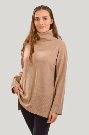 Soft Fine Knit Roll Neck Jumper