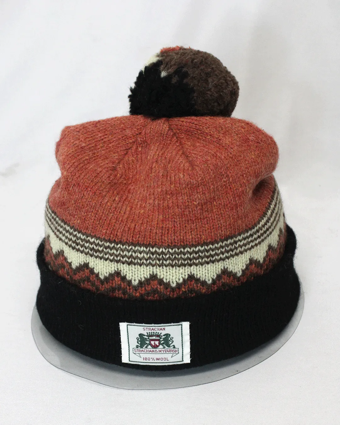 STRACHAN & MYBURGH Orange/Brown Beanie