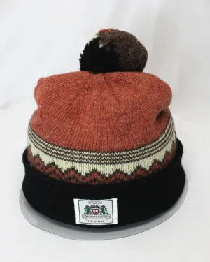 STRACHAN & MYBURGH Orange/Brown Beanie