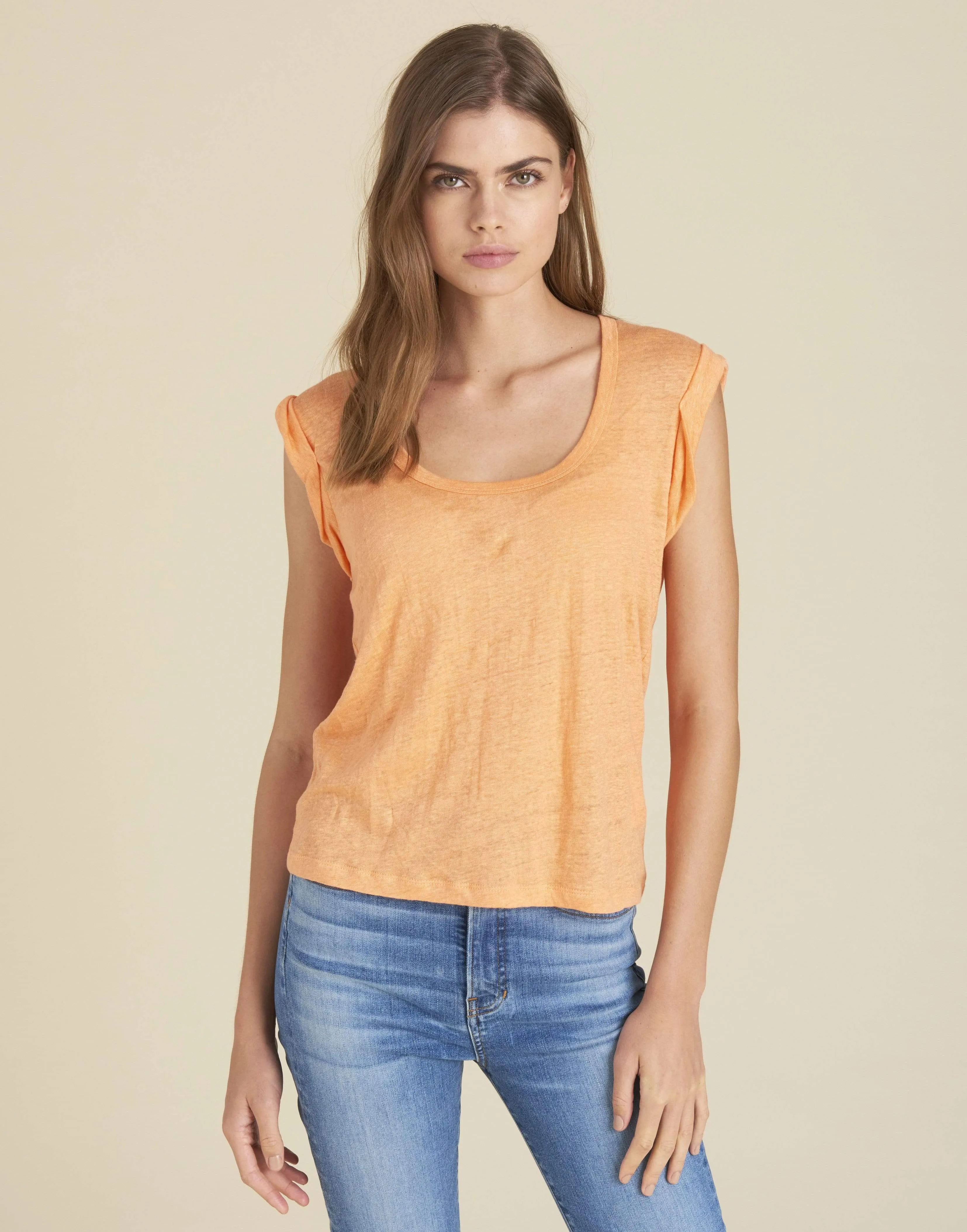 Tangerine Arion Muscle Tee