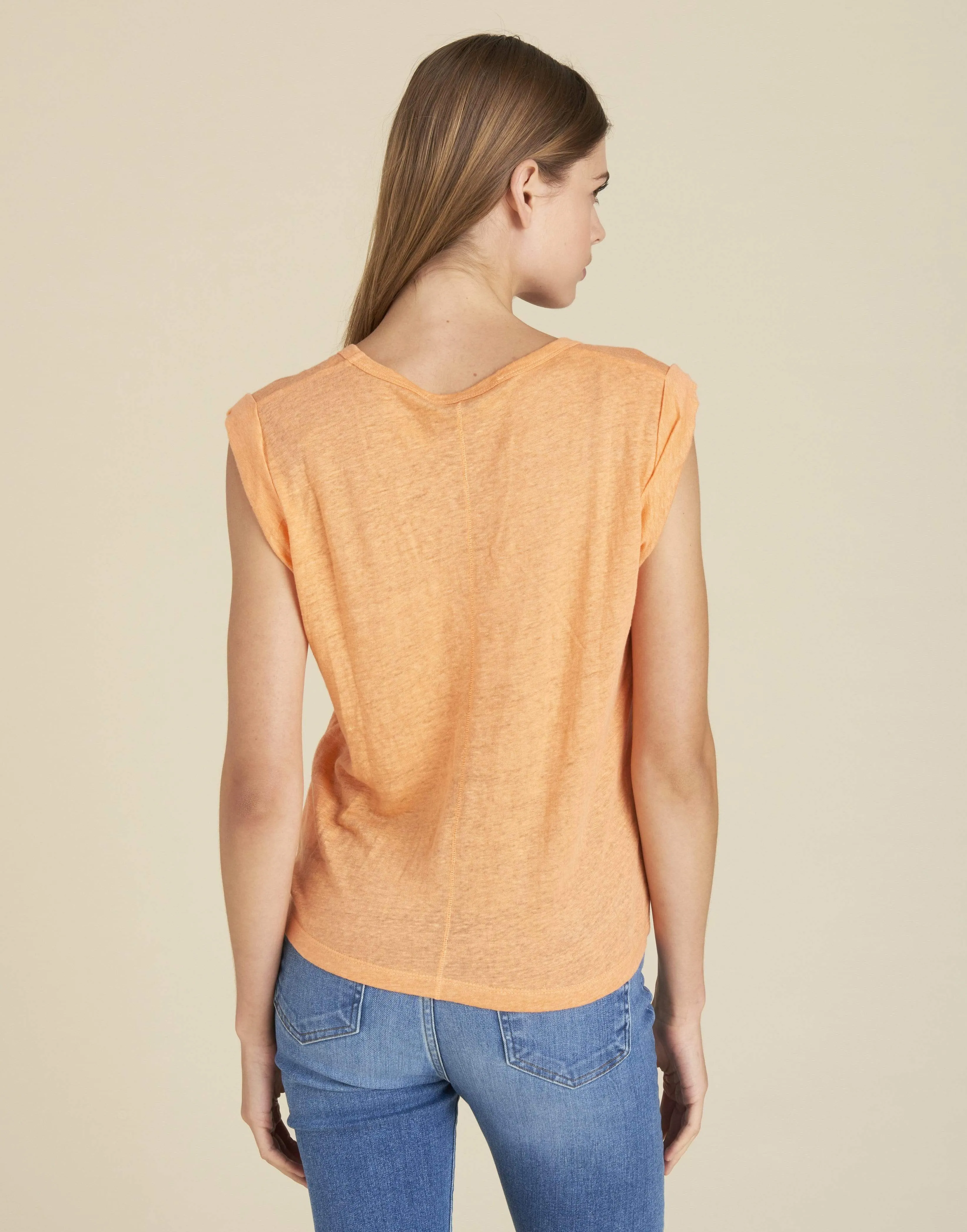 Tangerine Arion Muscle Tee