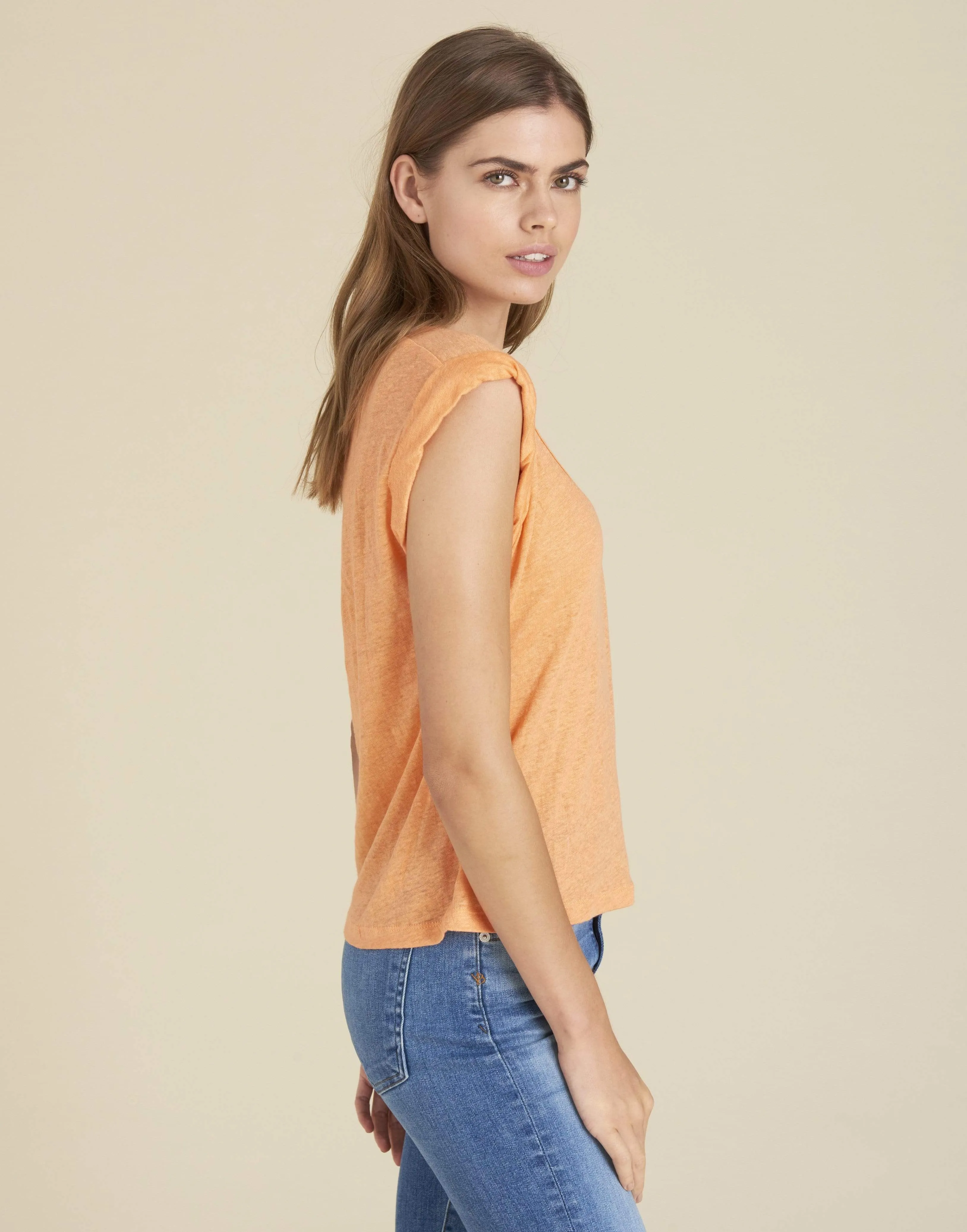 Tangerine Arion Muscle Tee