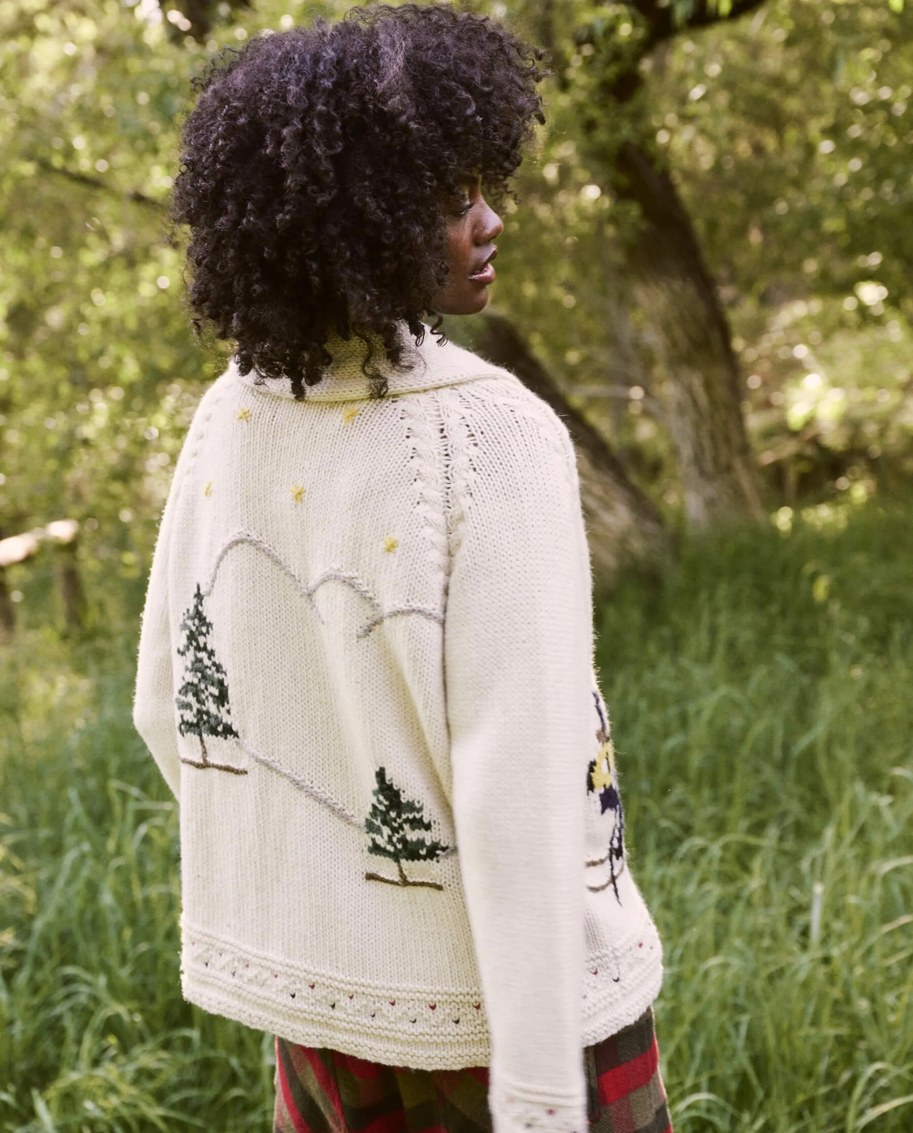 The Great - The Ski Lodge Cardigan In Cream