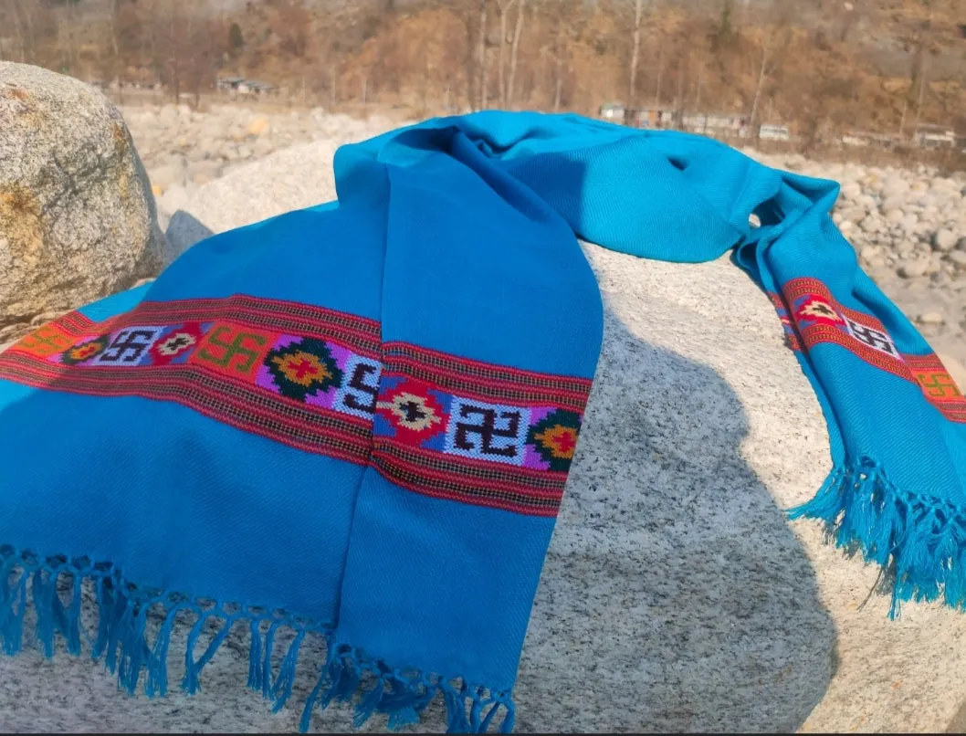 Tribal wool stole