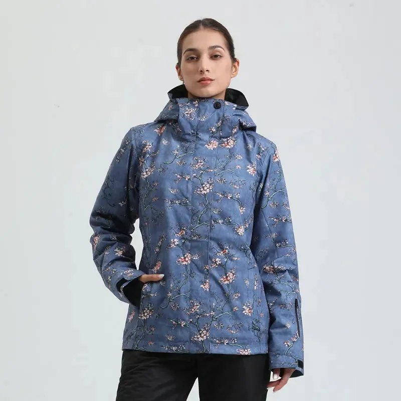 Women Quilted Thicken Ski Jacket 2025 New Snowboarding Jacket