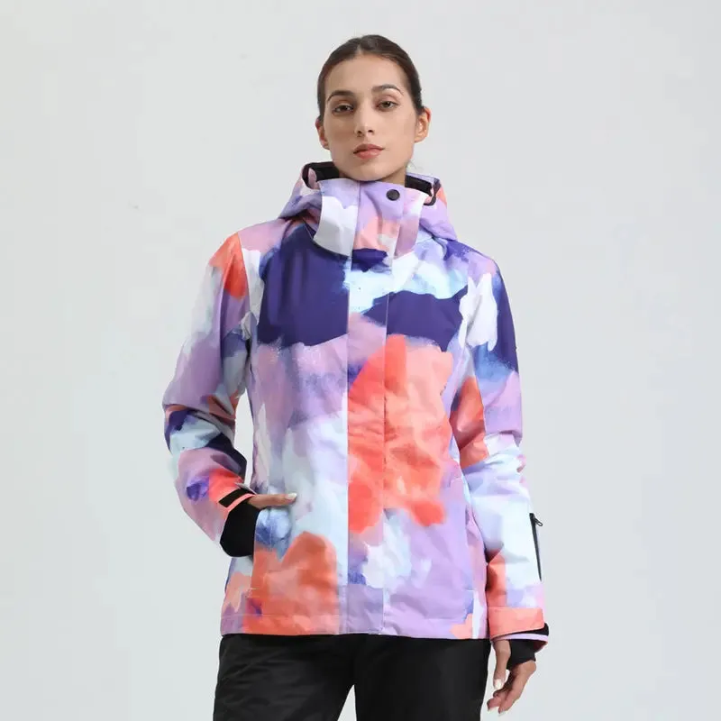 Women Quilted Thicken Ski Jacket 2025 New Snowboarding Jacket