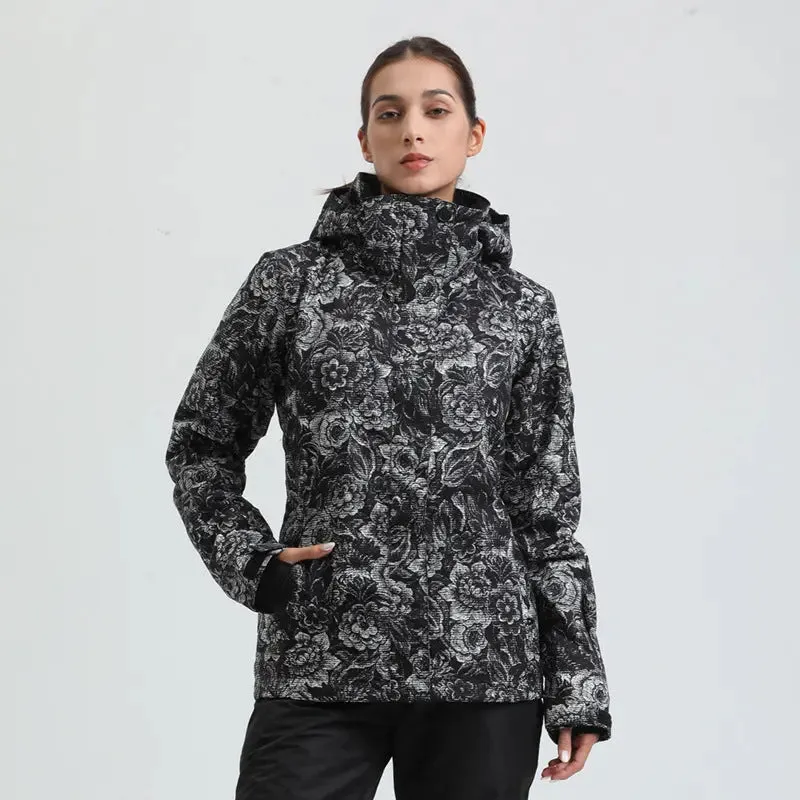 Women Quilted Thicken Ski Jacket 2025 New Snowboarding Jacket