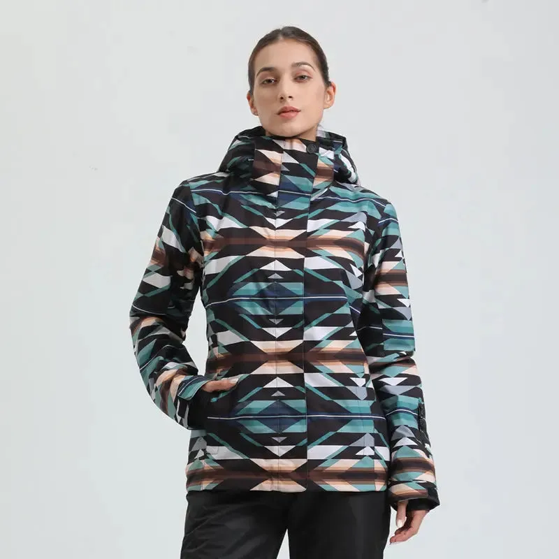 Women Quilted Thicken Ski Jacket 2025 New Snowboarding Jacket