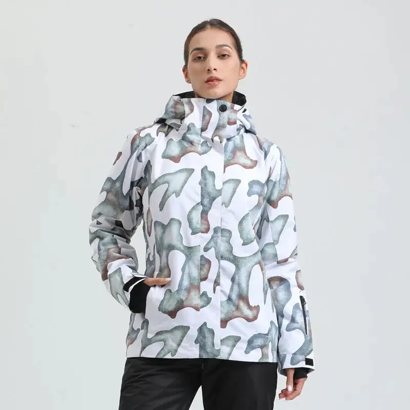 Women Quilted Thicken Ski Jacket 2025 New Snowboarding Jacket