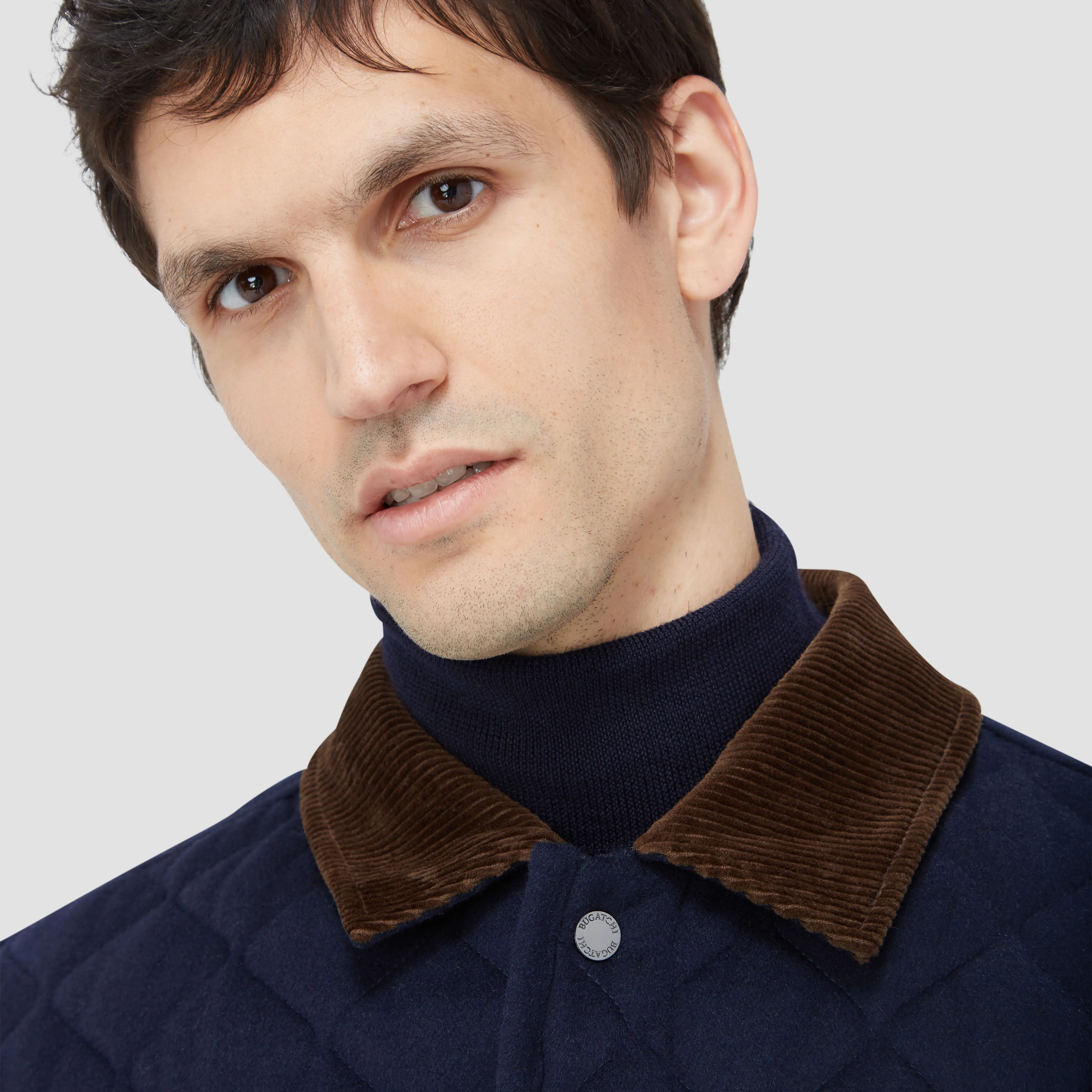 Wool and Cashmere Quilted Field Jacket