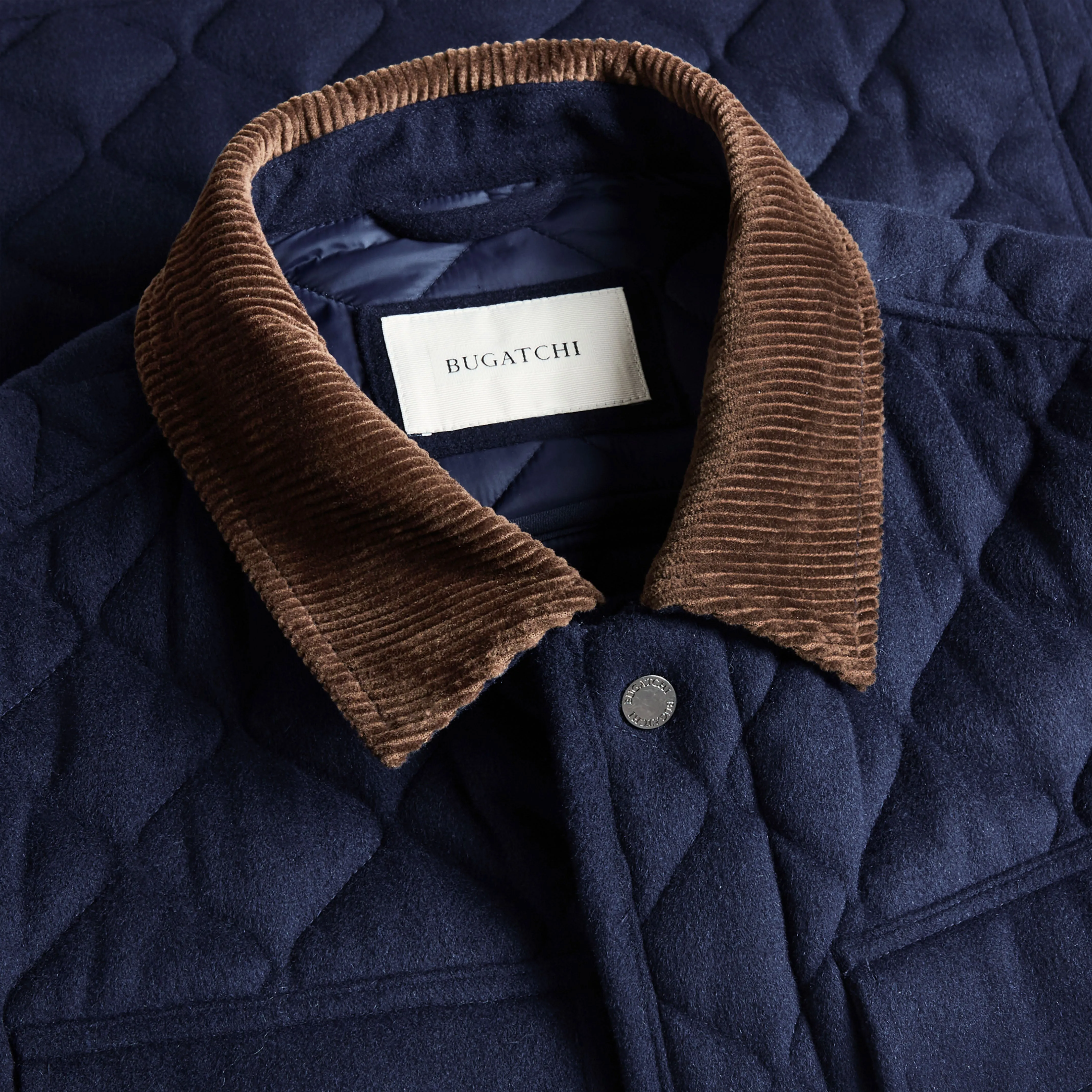 Wool and Cashmere Quilted Field Jacket